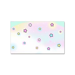 Stars Cute Pastel Pattern Rainbow Sticker Rectangular (10 Pack) by Loisa77