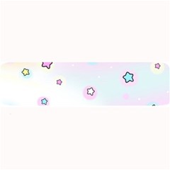 Stars Cute Pastel Pattern Rainbow Large Bar Mat