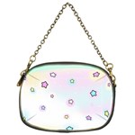 Stars Cute Pastel Pattern Rainbow Chain Purse (One Side) Front