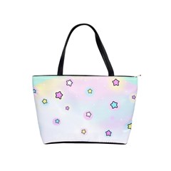 Stars Cute Pastel Pattern Rainbow Classic Shoulder Handbag by Loisa77