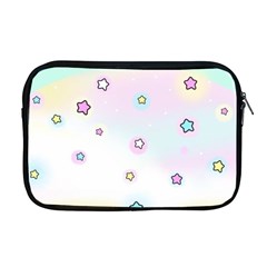 Stars Cute Pastel Pattern Rainbow Apple Macbook Pro 17  Zipper Case by Loisa77