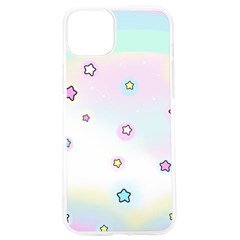 Stars Cute Pastel Pattern Rainbow Iphone 15 Pro Tpu Uv Print Case by Loisa77