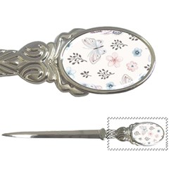 Butterflies Cute Flower Pastel Pattern Letter Opener by Loisa77