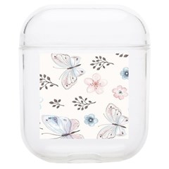 Butterflies Cute Flower Pastel Pattern Soft Tpu Airpods 1/2 Case by Loisa77