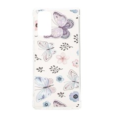 Butterflies Cute Flower Pastel Pattern Samsung Galaxy Note 20 Tpu Uv Case by Loisa77