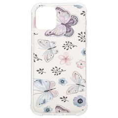 Butterflies Cute Flower Pastel Pattern Iphone 12/12 Pro Tpu Uv Print Case by Loisa77