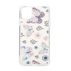 Butterflies Cute Flower Pastel Pattern Iphone 11 Tpu Uv Print Case by Loisa77