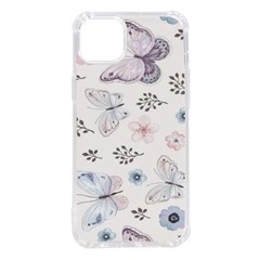 Butterflies Cute Flower Pastel Pattern Iphone 14 Plus Tpu Uv Print Case