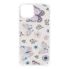 Butterflies Cute Flower Pastel Pattern Iphone 13 Tpu Uv Print Case by Loisa77