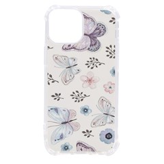 Butterflies Cute Flower Pastel Pattern Iphone 13 Mini Tpu Uv Print Case by Loisa77