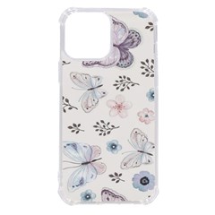 Butterflies Cute Flower Pastel Pattern Iphone 13 Pro Max Tpu Uv Print Case by Loisa77