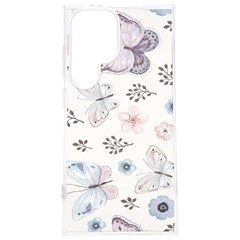 Butterflies Cute Flower Pastel Pattern Samsung Galaxy S24 Plus 6 7 Inch Tpu Uv Case by Loisa77