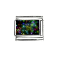 Stars Coloured Lights Background Italian Charm (9mm) by Loisa77