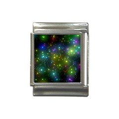 Stars Coloured Lights Background Italian Charm (13mm) by Loisa77