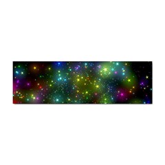 Stars Coloured Lights Background Sticker Bumper (10 Pack) by Loisa77