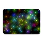 Stars Coloured Lights Background Plate Mats 18 x12  Plate Mat