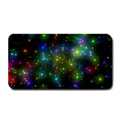 Stars Coloured Lights Background Medium Bar Mat by Loisa77