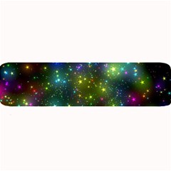 Stars Coloured Lights Background Large Bar Mat by Loisa77