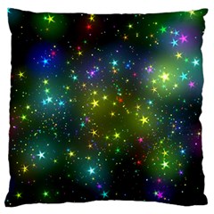 Stars Coloured Lights Background Standard Premium Plush Fleece Cushion Case (two Sides) by Loisa77