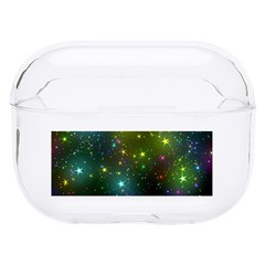 Stars Coloured Lights Background Hard Pc Airpods Pro Case by Loisa77