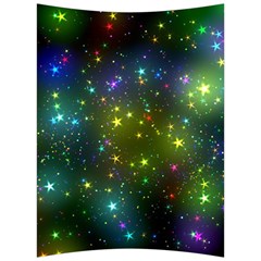 Stars Coloured Lights Background Back Support Cushion by Loisa77