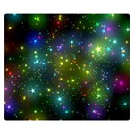 Stars Coloured Lights Background Premium Plush Fleece Blanket (Small) 50 x40  Blanket Front