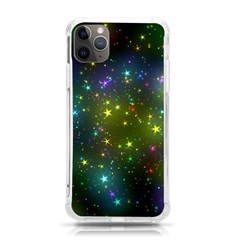 Stars Coloured Lights Background Iphone 11 Pro Max 6 5 Inch Tpu Uv Print Case by Loisa77