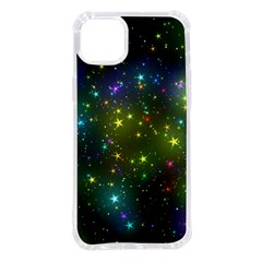 Stars Coloured Lights Background Iphone 14 Plus Tpu Uv Print Case by Loisa77