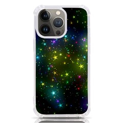 Stars Coloured Lights Background Iphone 13 Pro Tpu Uv Print Case by Loisa77