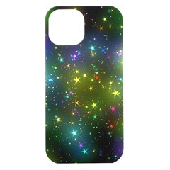 Stars Coloured Lights Background Iphone 15 Plus Black Uv Print Pc Hardshell Case by Loisa77