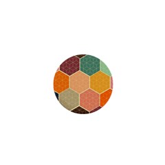 Hexagonal Pattern Vector 1  Mini Buttons