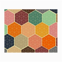 Hexagonal Pattern Vector Small Glasses Cloth (2 Sides) by Loisa77