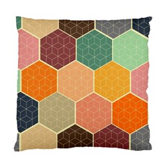 Hexagonal Pattern Vector Standard Cushion Case (two Sides) by Loisa77