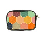 Hexagonal Pattern Vector Coin Purse Back