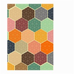 Hexagonal Pattern Vector Small Garden Flag (two Sides) by Loisa77