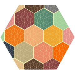 Hexagonal Pattern Vector Wooden Puzzle Hexagon by Loisa77