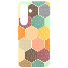 Hexagonal Pattern Vector Samsung Galaxy S24 6 2 Inch Black Tpu Uv Case