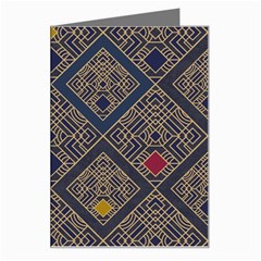 Pattern Seamless Antique Luxury Greeting Card by Loisa77