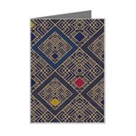 Pattern Seamless Antique Luxury Mini Greeting Card Left