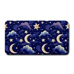 Night Moon Seamless Medium Bar Mat 16 x8.5  Bar Mat