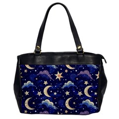 Night Moon Seamless Oversize Office Handbag by Loisa77