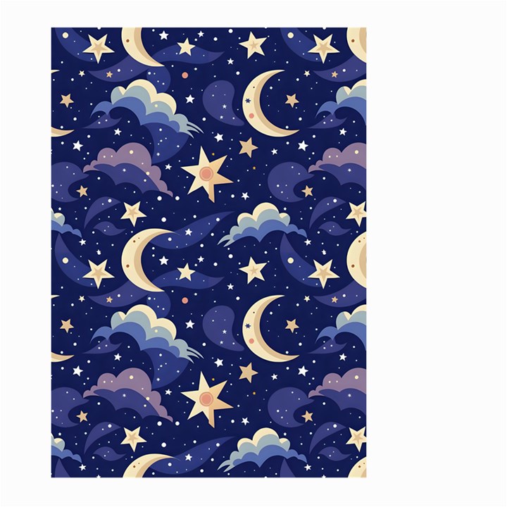 Night Moon Seamless Large Garden Flag (Two Sides)