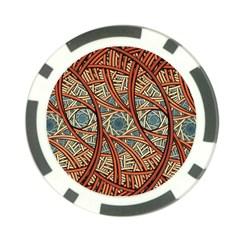 One Church Window Apophysis Art Fractal Poker Chip Card Guard (10 Pack) by Loisa77