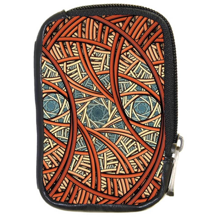 One Church Window Apophysis Art Fractal Compact Camera Leather Case