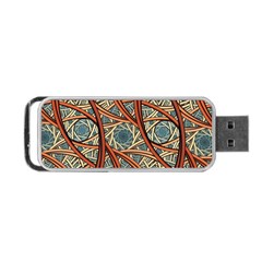 One Church Window Apophysis Art Fractal Portable Usb Flash (one Side) by Loisa77