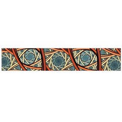 One Church Window Apophysis Art Fractal Large Premium Plush Fleece Scarf 