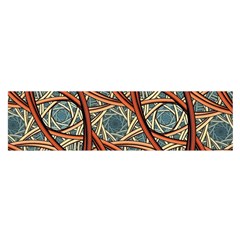 One Church Window Apophysis Art Fractal Oblong Satin Scarf (16  X 60 )