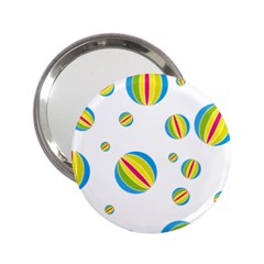 Balloon Ball District Colorful 2 25  Handbag Mirrors by Ket1n9