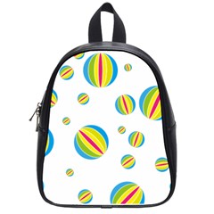 Balloon Ball District Colorful School Bag (small) by Ket1n9