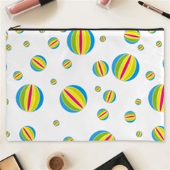 Balloon Ball District Colorful Cosmetic Bag (xxxl) by Ket1n9